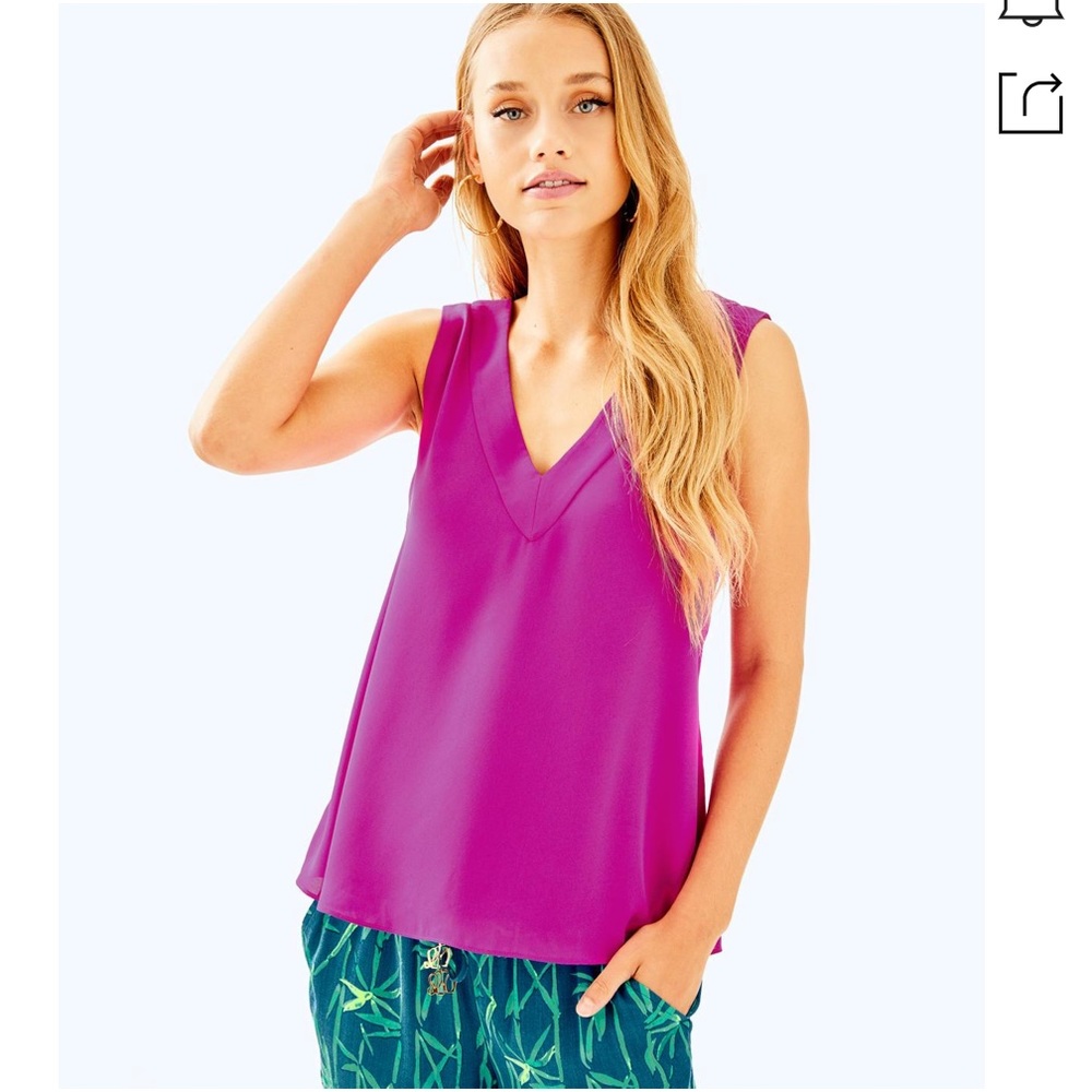 NWT Lilly Pulitzer Alani Tank in Blackberry